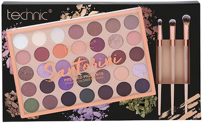 Technic Pressed Παλέτα Μακιγιάζ για το Πρόσωπο Santorini pressed pigment palette pack