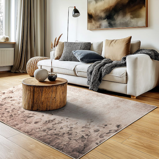 Beauty Home 9145 Teppich Rechteckig Synthetisch,Polyester/Cotton/Leather Beige