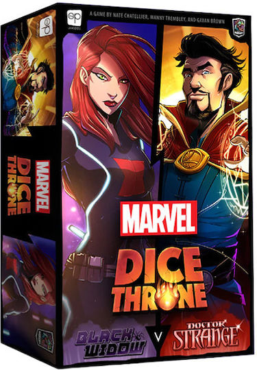 Board Game Marvel Dice Throne: Black Widow v. Doctor Strange for 2 Players 8+ Years Old DT011-753 (EN) USAopoly