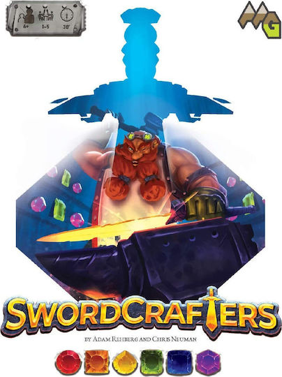 Επιτραπέζιο Παιχνίδι Swordcrafters για 1-5 Παίκτες 6+ Ετών (EN) Adam's Apple Games