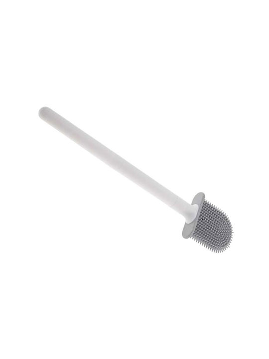ikonka Plastic Toilet Brush White