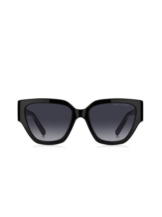 Marc Jacobs Women's Sunglasses with Black Plastic Frame and Black Gradient Lens MJ 724/S 8079O