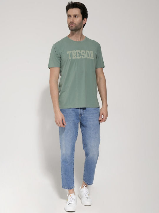 Dallas Ανδρικό Παντελόνι Τζιν Cropped με Loose Εφαρμογή Μπλε
