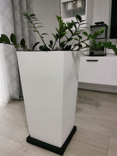Prosperplast Βάση Γλάστρας Πλαστική Γκρι με Ρόδες 30x30εκ.