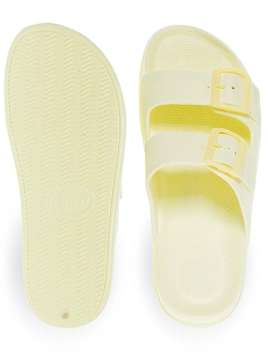 Flip Flops in Sandal Style in Yellow Colour