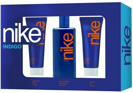 nike Indigo Μan Ανδρικό Σετ με Eau de Toilette 3τμχ