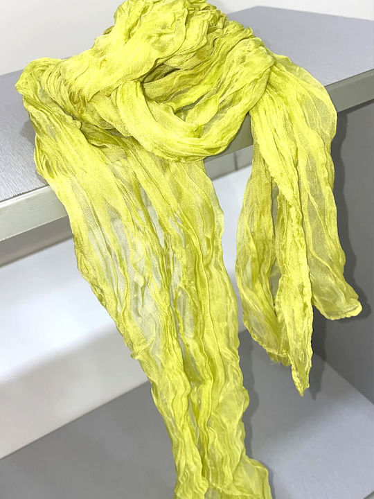 Damen Schal Gelb