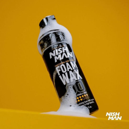 NISHMAN Foam Wax Αφρός Μαλλιών Όγκος 150gr