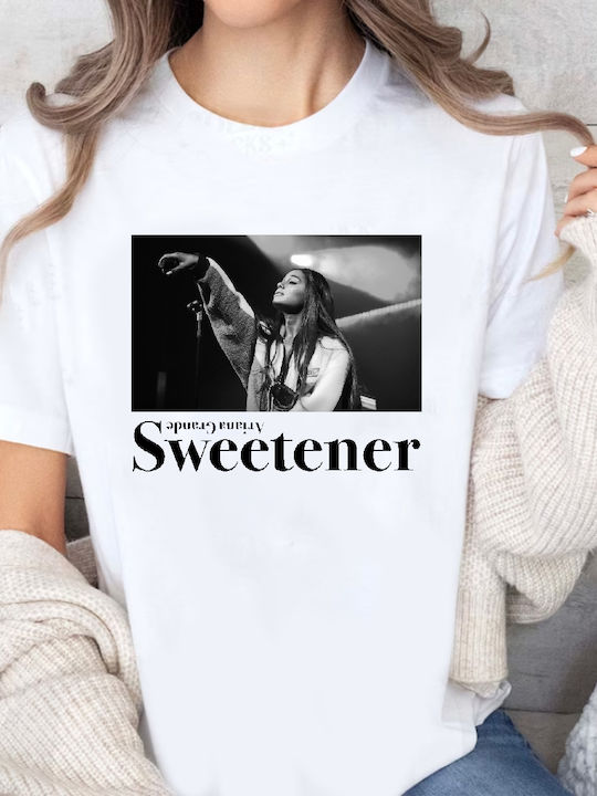Fruit of the Loom Ariana Grande Sweetener T-shirt Βαμβακερό