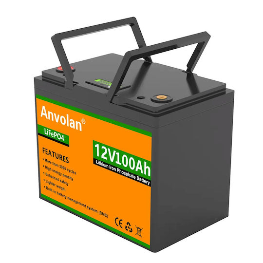 Lifepo4 Anvolan/x-power Photovoltaik-Batterie Lithium Offener Typ 12V 100Ah