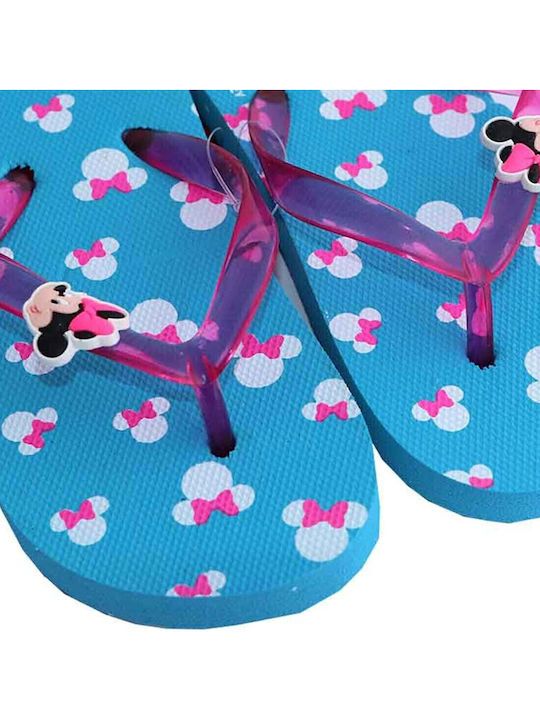 Kids' Flip Flops Minnie Blue Mouse