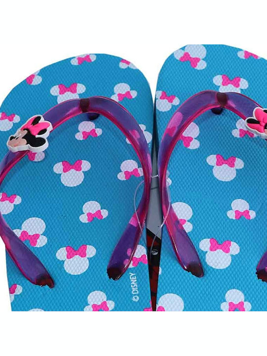 Kids' Flip Flops Minnie Blue Mouse