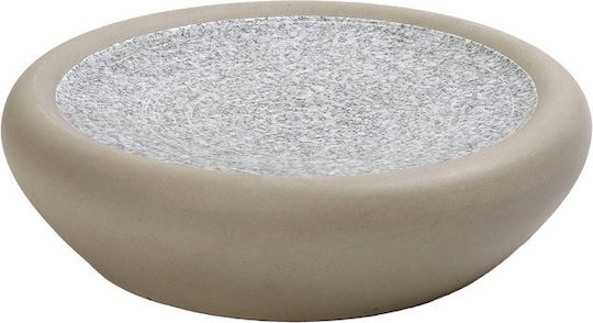 Espiel Corsica Farfurie joasă Ceramică Gri cu Diametru 23.5cm