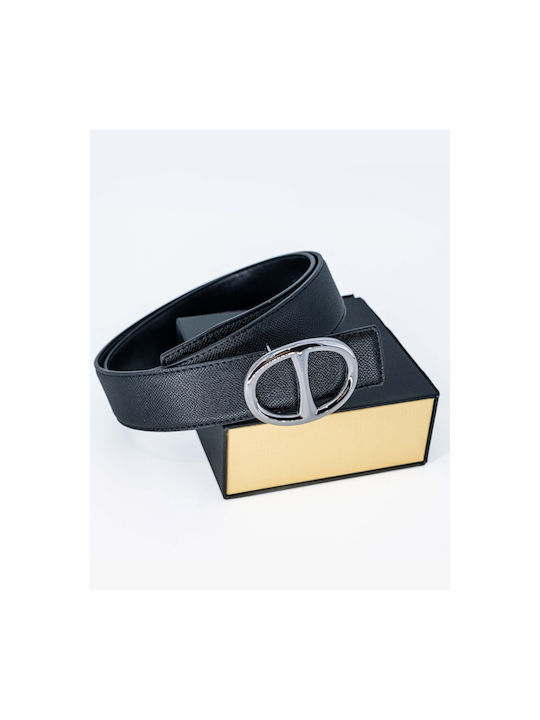 Wide Women's Belt Silver