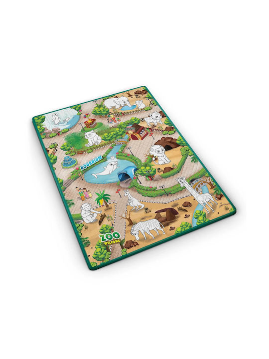Ricokids Kinder Teppich Grün 120x90cm