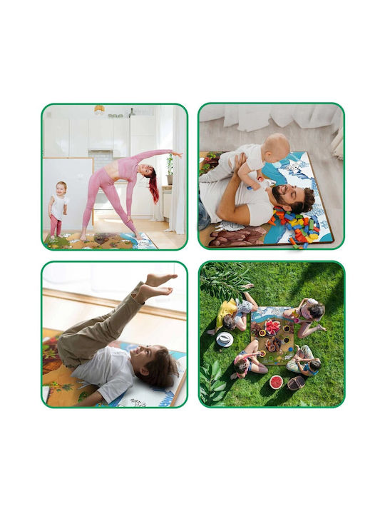 Ricokids Παιδικό Χαλί Πράσινο 120x90cm