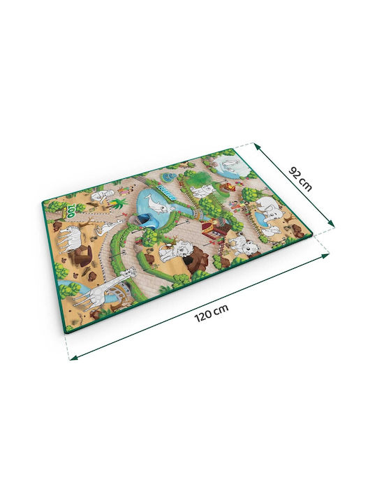 Ricokids Kinder Teppich Grün 120x90cm