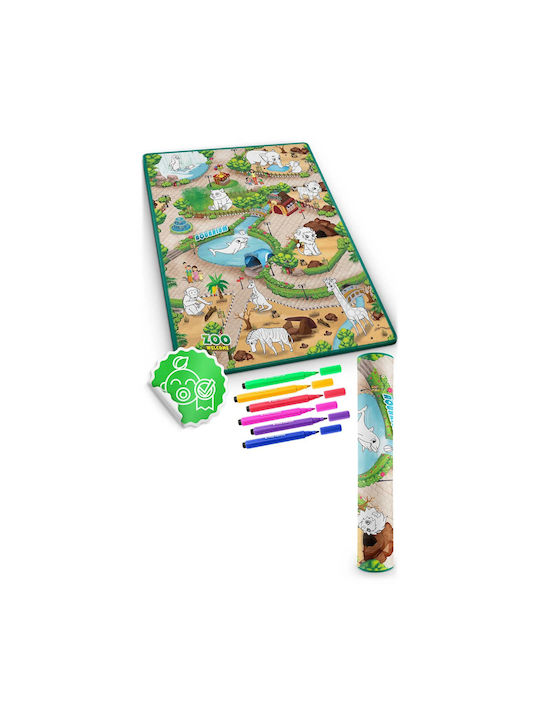Ricokids Kinder Teppich Grün 120x90cm