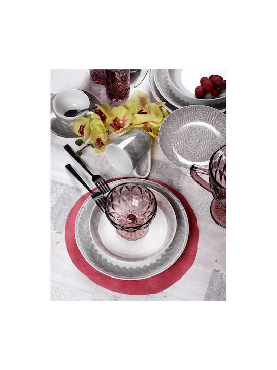 Cryspo Trio 'plaza' Mug from Porcelain Gray 6pcs