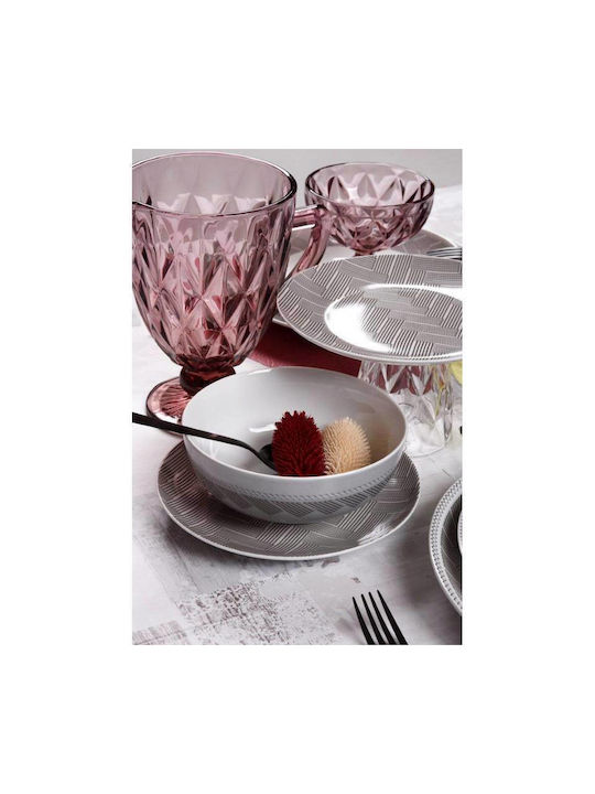 Cryspo Trio 'plaza' Mug from Porcelain Gray 6pcs
