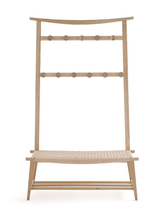La Redoute Interieurs Κρεμάστρα Δαπέδου από Ξύλο Μπεζ 35x110cm