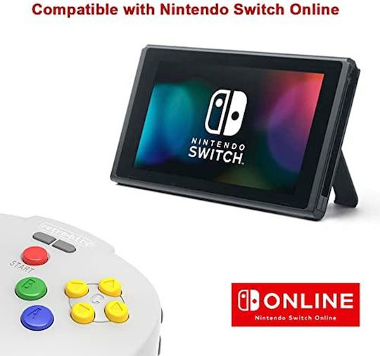 Retro-bit Tribute64 Wired Gamepad for PC Gray