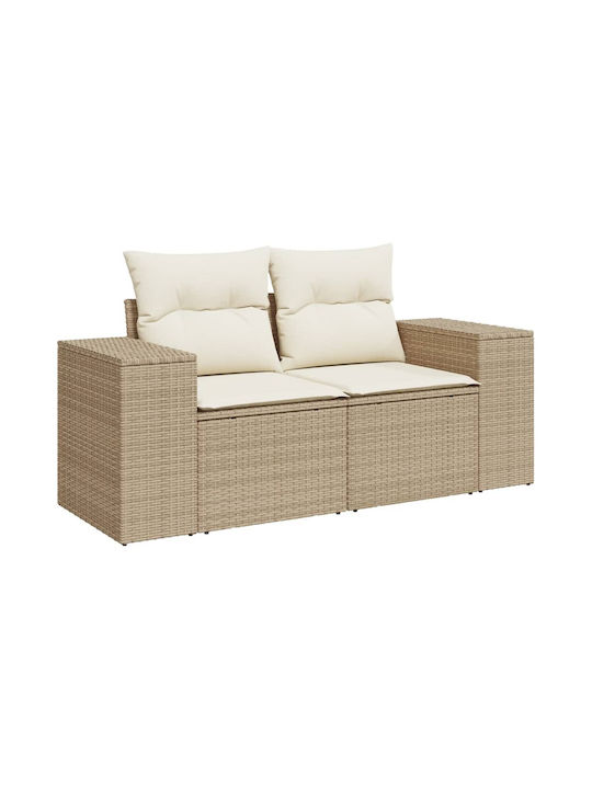 Canapea Cu Patru Locuri De Exterior Din Rattan Cu Perne 55x55x69cm