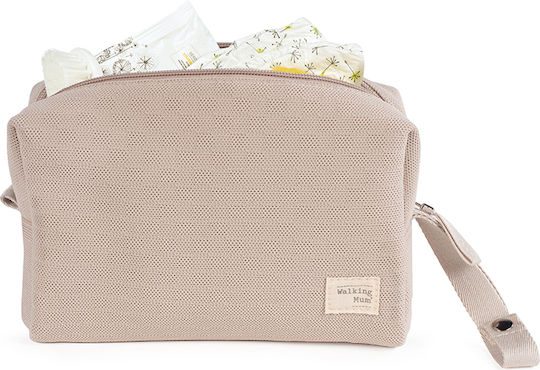 Walking Mum Baby Toiletry Bag Beige