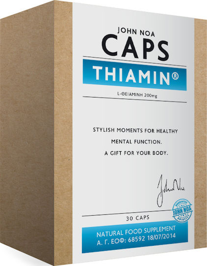 John Noa Caps Thiamin 200mg 30 Capsules