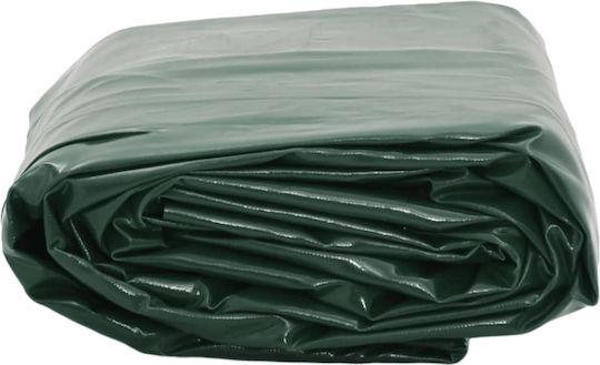 vidaXL Waterproof Tarpaulin 600gr/m² 6x4m. Heavy Duty Green