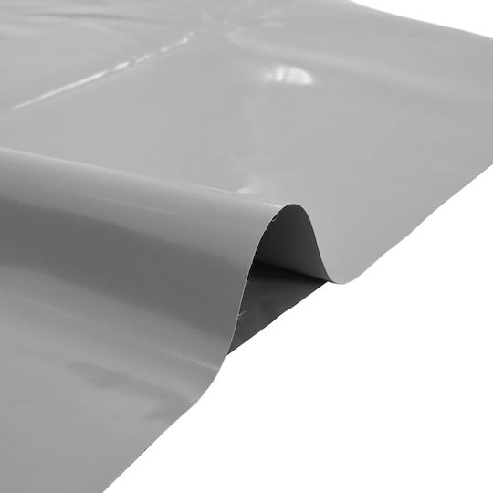 vidaXL Waterproof Tarpaulin 600gr/m² 8x6m. Heavy Duty Gray