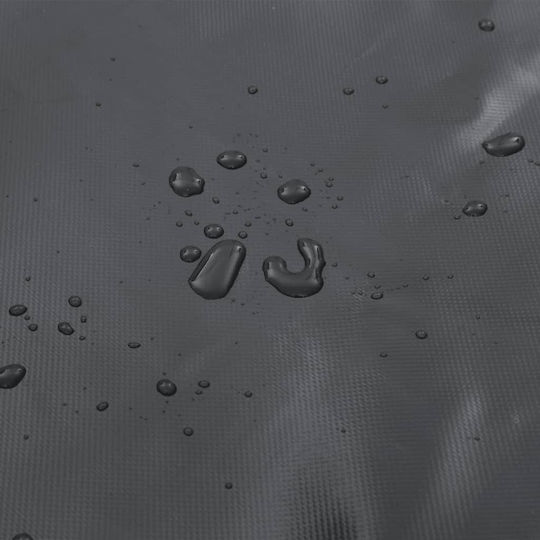 vidaXL Waterproof Tarpaulin 600gr/m² 8x6m. Heavy Duty Gray