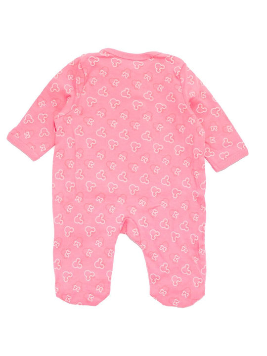 Disney Minnie Baby Bodysuit Set Long-Sleeved Rose