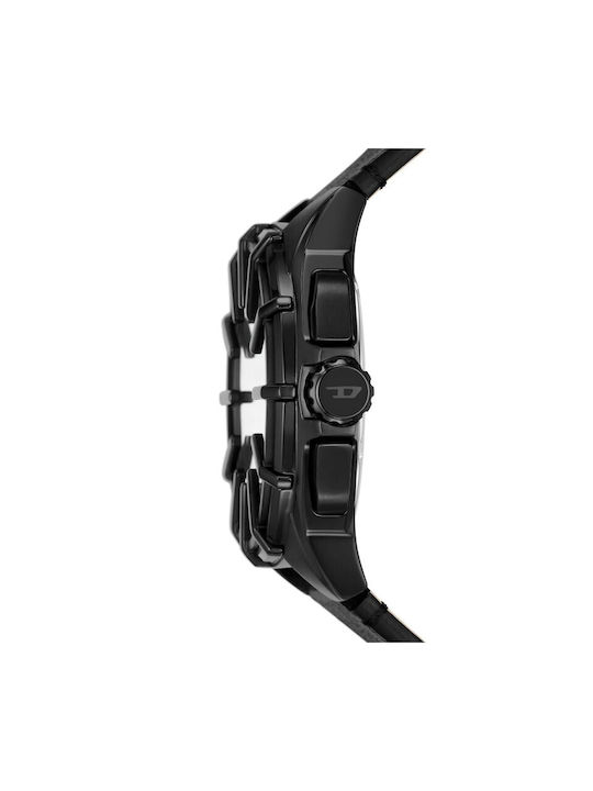 Diesel Watch Chronograph Battery with Black Metal Bracelet