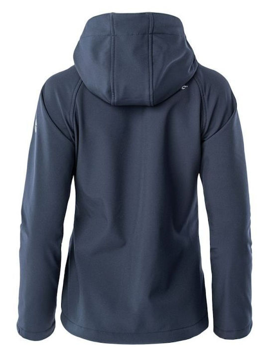 Women's Short Lifestyle Jacket for Winter with Hood BLACK