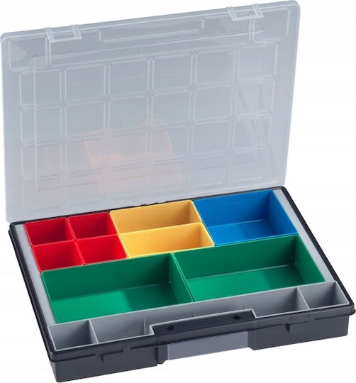 Allit Plastic Organizator pentru Bin-uri de Unelte Stivuibile L10.8xW10.8xH4.5cm