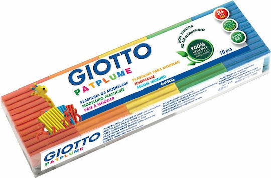 Giotto Plasticines in Box Patplume for 2+ Years, 10pcs
