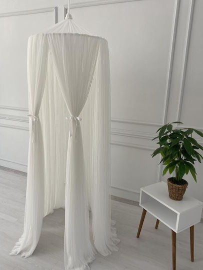 Bubbles Lover Room Mosquito Net Elegant White