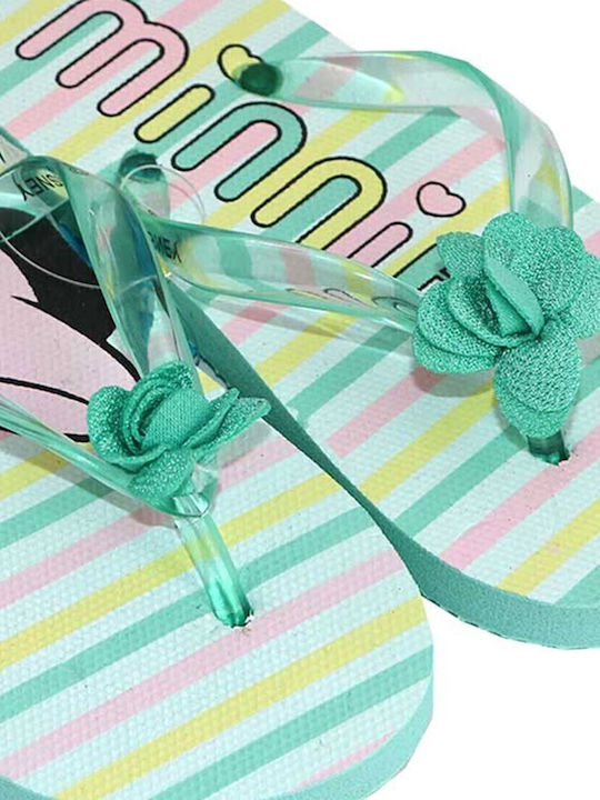 Kids' Flip Flops Minnie Green Minnie Mouse