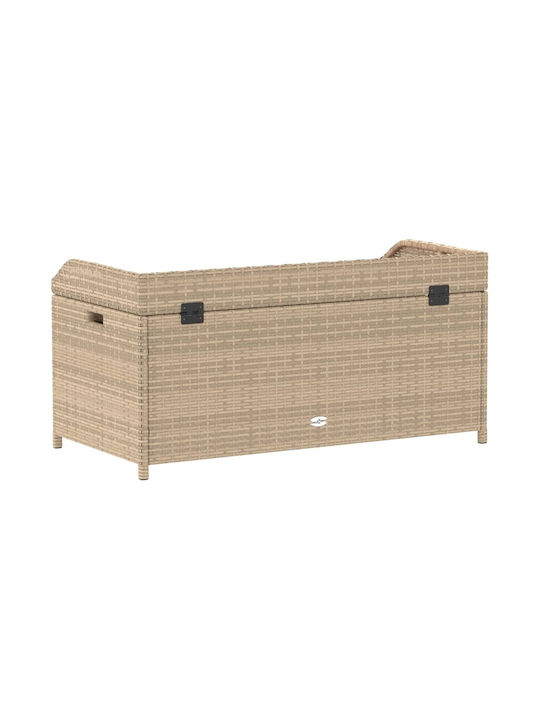 vidaXL Outdoor Storage Box Brown L100xW50xH52cm