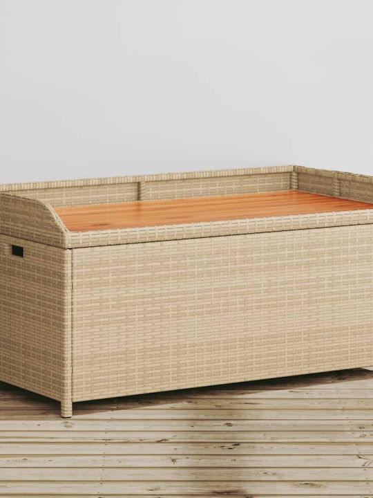vidaXL Outdoor Storage Box Brown L100xW50xH52cm