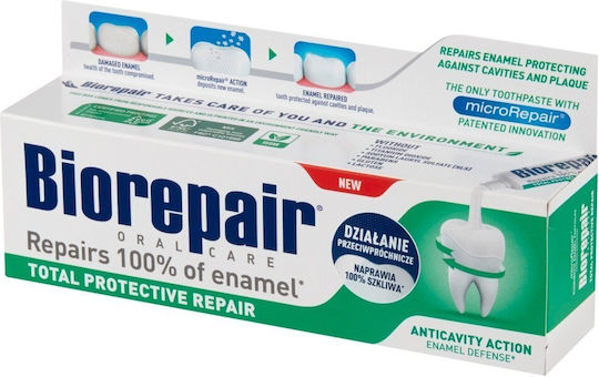 BioRepair Total Protective Repair Паста за Зъби за Гингивит Зъбна Плака и Кариес 75ml