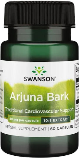Swanson Arjuna Bark 10:1 Extract 40mg 60 caps