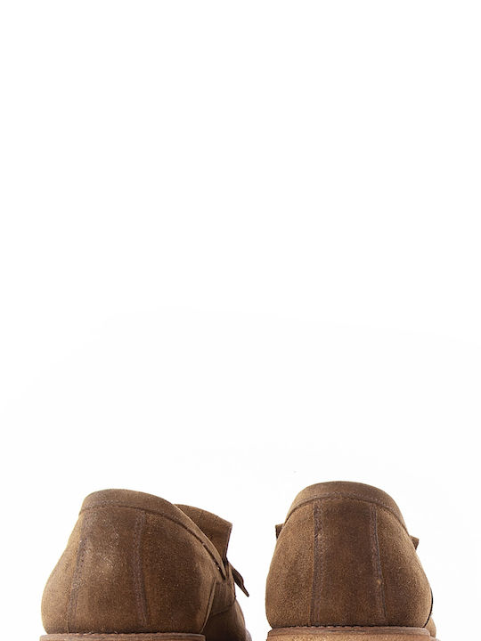 Wow Loafers - Camel Flats & Moccasins (Men's Leather Camel - 1081)