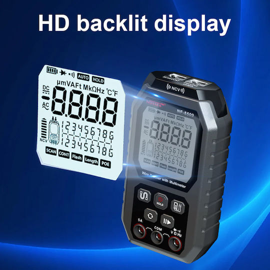 Noyafa Multimetru digital cu Buzzer cu Măsurare AC / DC / Rezistență 112329