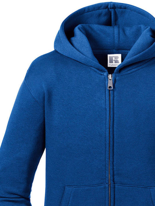 Russell Athletic Kids Cardigan Sweatshirts Hooded Blue