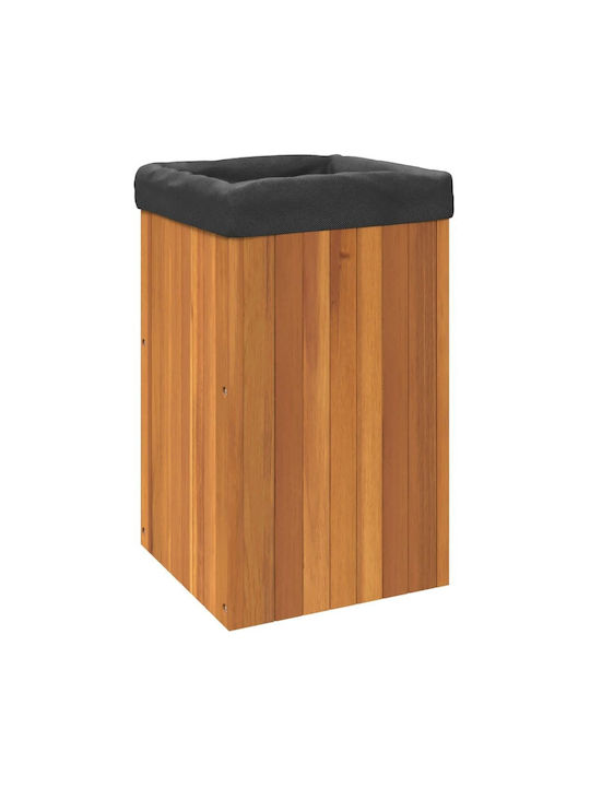 vidaXL Κήπου Ζαρντινιέρα Πλαστική Καφέ 35x35x60εκ.