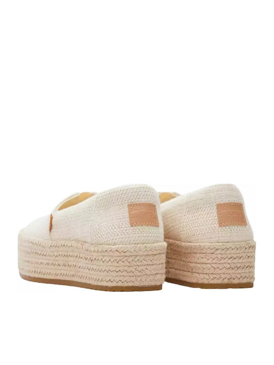 Valencia Women's Fabric Espadrilles Beige