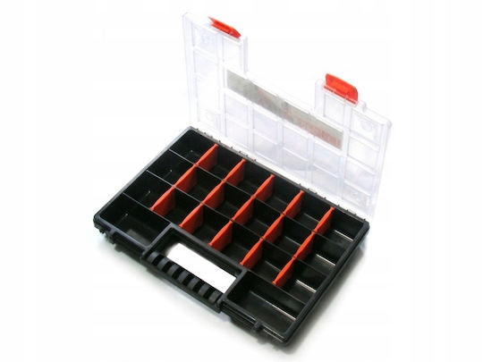 Prosperplast Tool Compartment Organiser 12 Slot Black