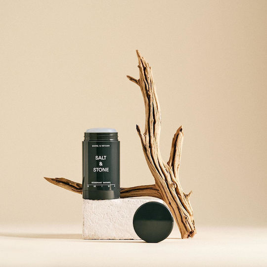 Salt & Stone Vetiver, Lemongrass & Sandalwood Αποσμητικό σε Stick 75gr